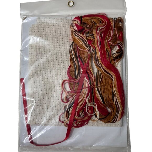 Demensions Simple Pleasures Counted Cross Stitch Kit I Love You Teddy 8x10 6-Ct - Picture 4 of 5